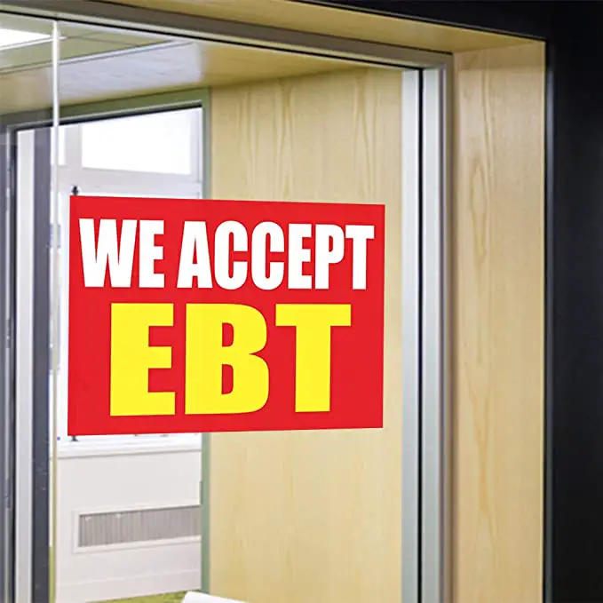 28inx20in, Decal Sticker Multiple Sizes We Accept Ebt Promotion ...