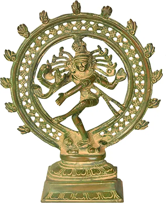 Amazon.com: Exotic India Lord Shiva As Nataraja Statue Patina: Home ...