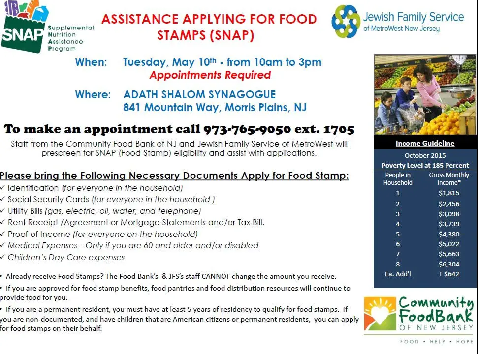 Apply For Food Stamps Nj Online