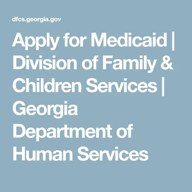 Apply for Medicaid