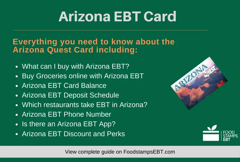 Arizona EBT Card [2020 Guide]