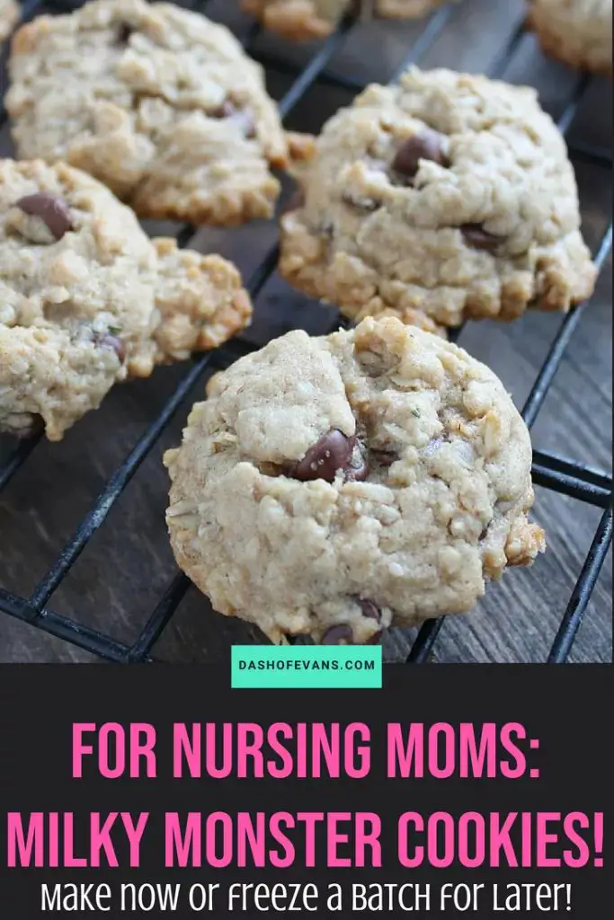Calling all Nursing Moms: Milky Monster Lactation Cookies ...