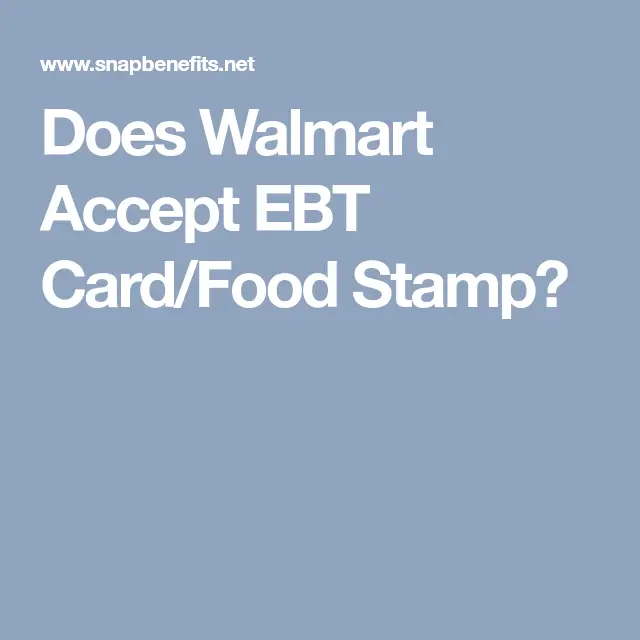 Can I Use My Ebt Online At Walmart