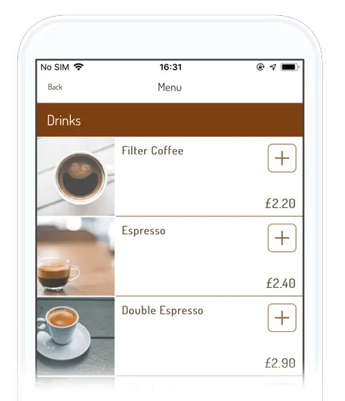 Create a Coffee Shop App