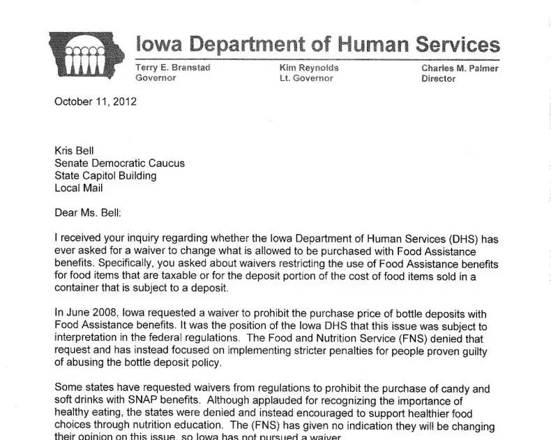 designeclective: Iowa Food Stamp Application
