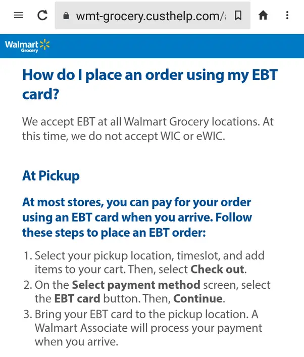 Does Any Meal Delivery Accept Ebt