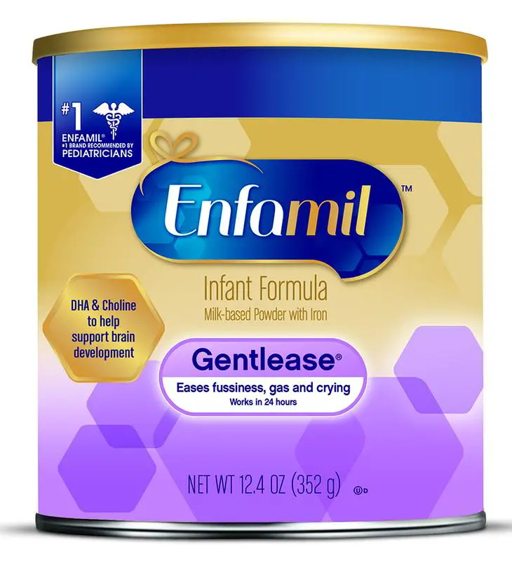Enfamil Gentlease Infant Formula for Fussiness, Gas, and ...