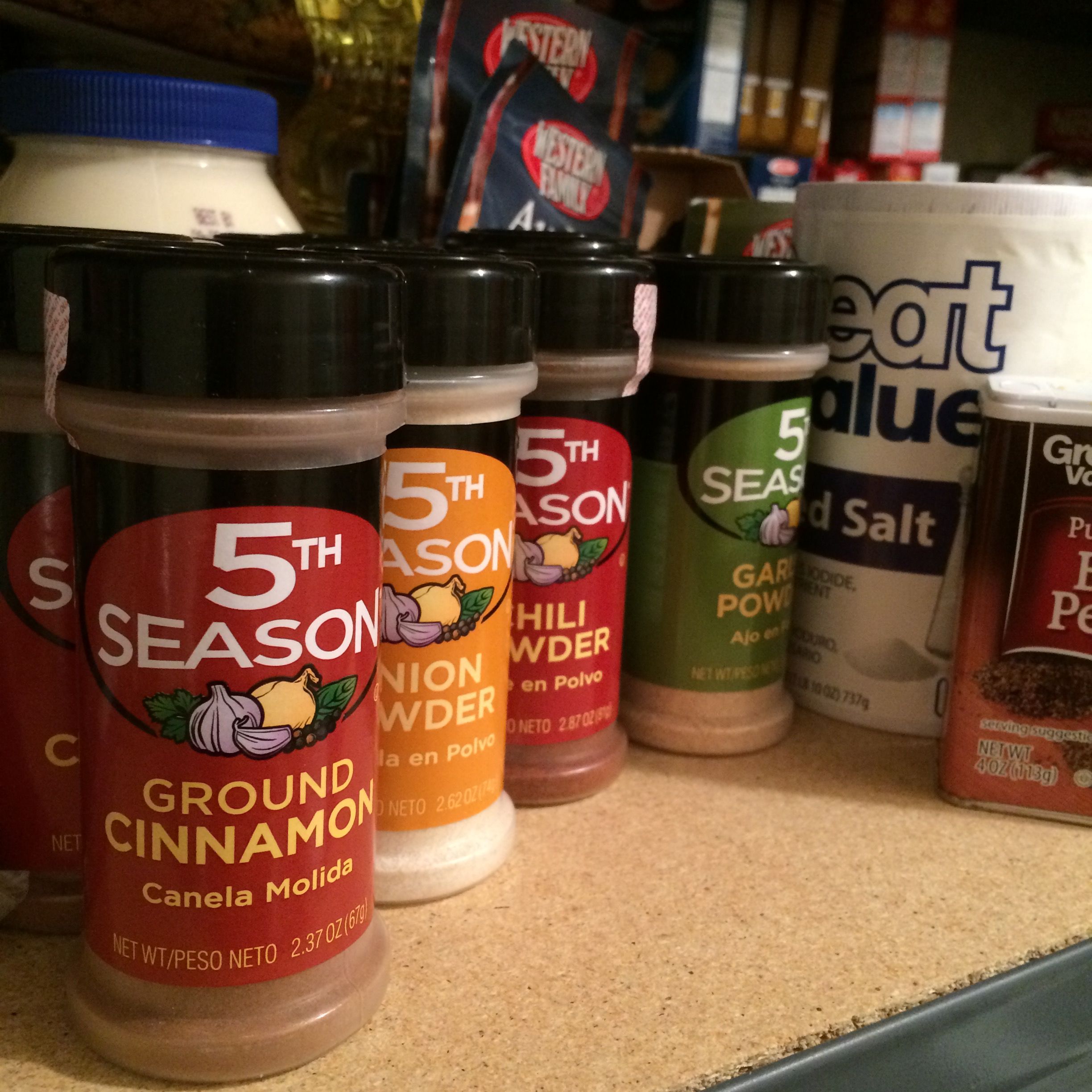 For your #foodstorage, consider adding spices. Buy them ...