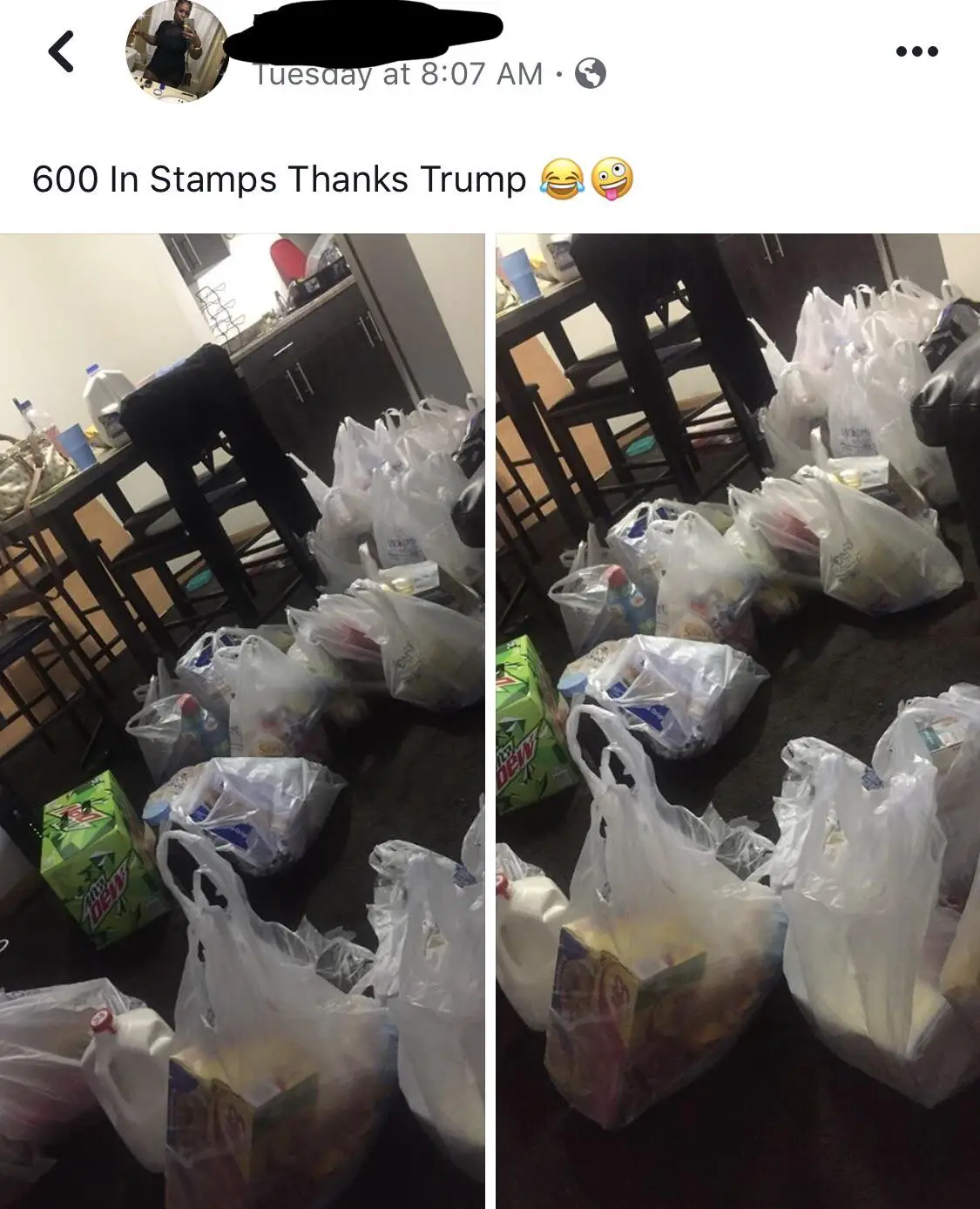 Having food stamps not trashy, bragging about them is a whole different ...