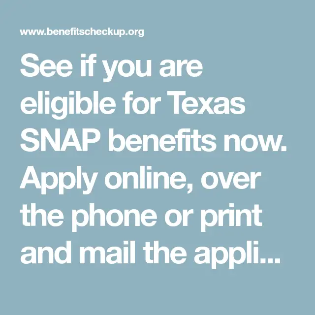 How Do I Apply For Emergency Food Stamps Online In Texas ...
