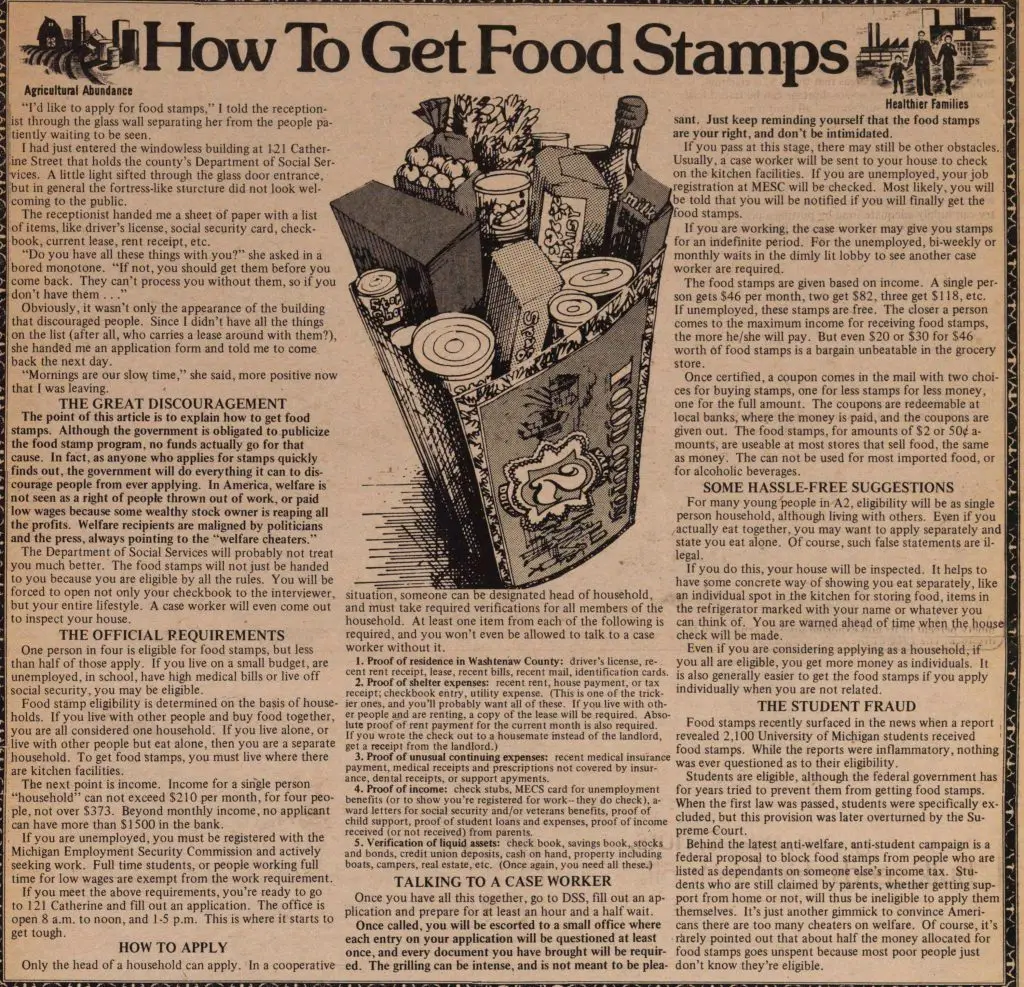How Old To Get Food Stamps