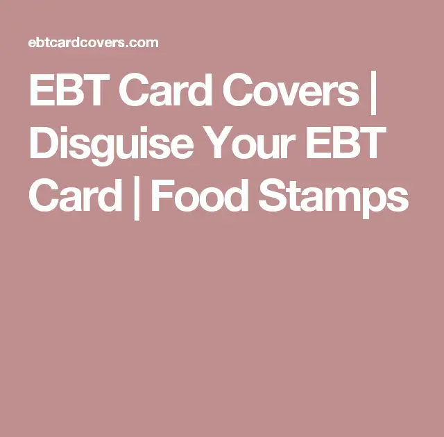 How To Apply For Ebt Card