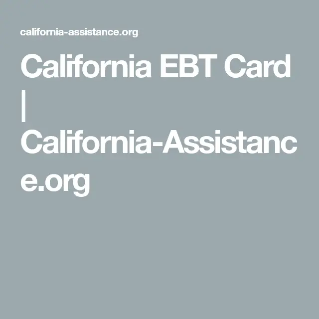 How To Apply For Food Stamps In California