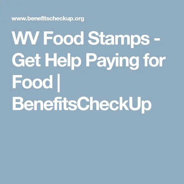 How To Apply For Food Stamps In Wv Online