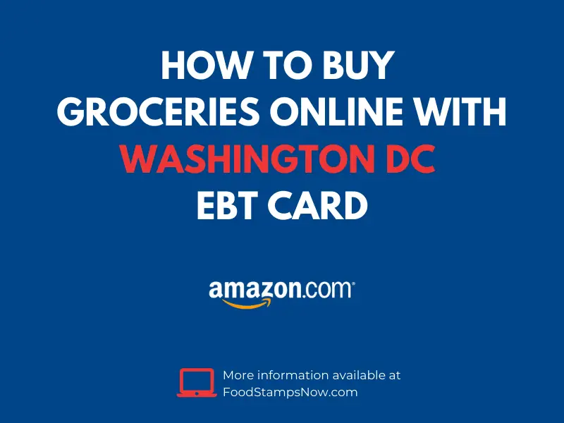 How to Buy Groceries Online with DC EBT