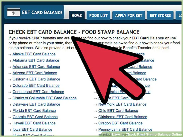 How to Check Food Stamp Balance Online: 11 Steps (with Pictures)