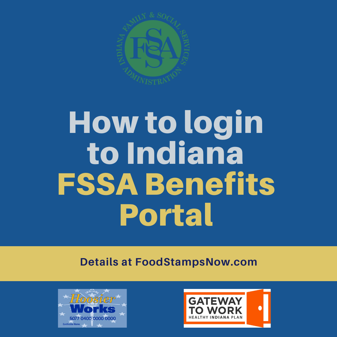 Indiana FSSA Benefits Portal Login