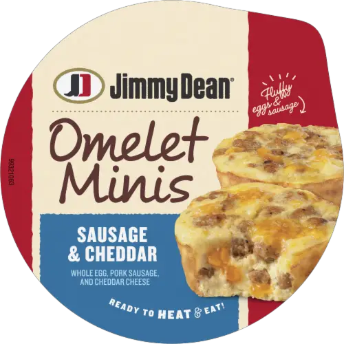Jimmy DeanÂ® Sausage &  Cheddar Omelet Minis, 3.2 oz