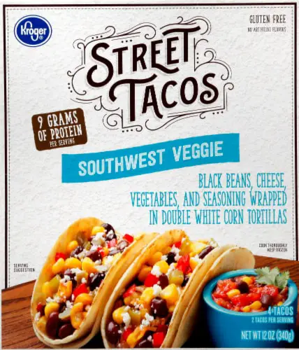 KrogerÂ® Southwest Veggie Street Tacos, 4 ct / 12 oz