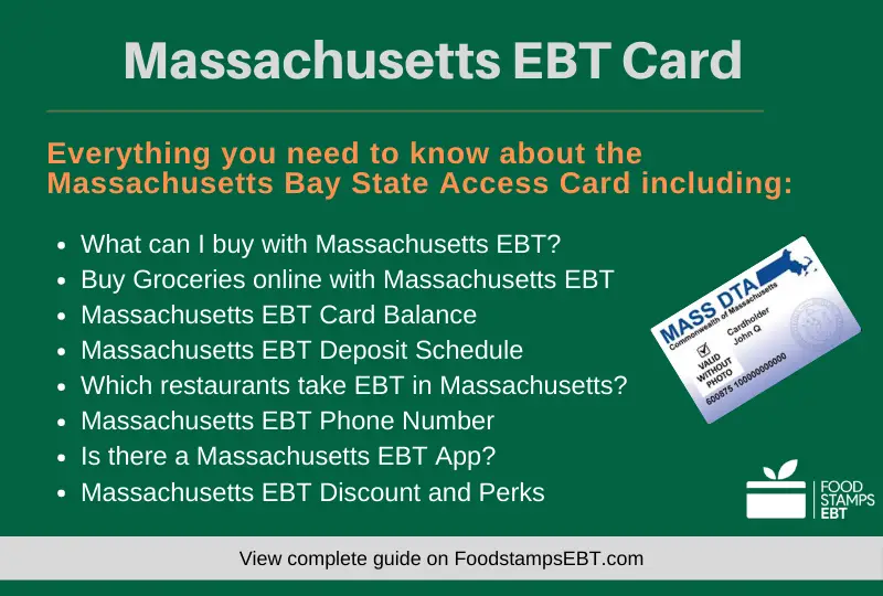 Massachusetts EBT Card [2020 Guide]