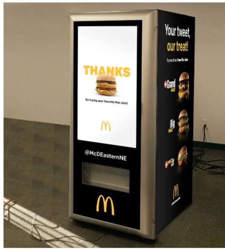 McDonalds invente le premier distributeur de Big Mac