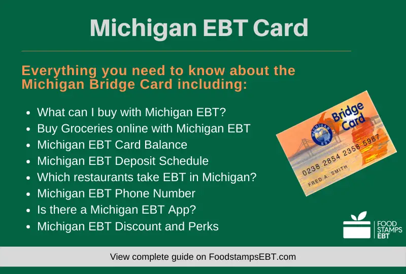 Michigan EBT Card [2020 Guide]