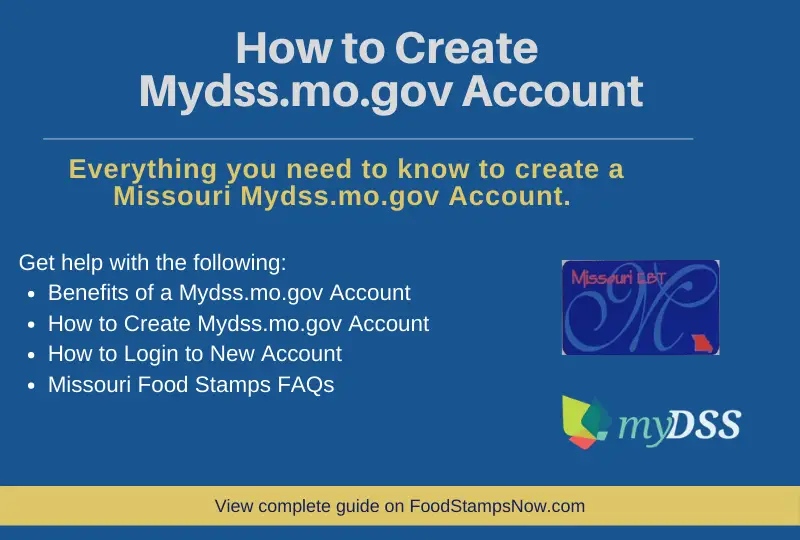 Mydss Mo Gov Food Stamps