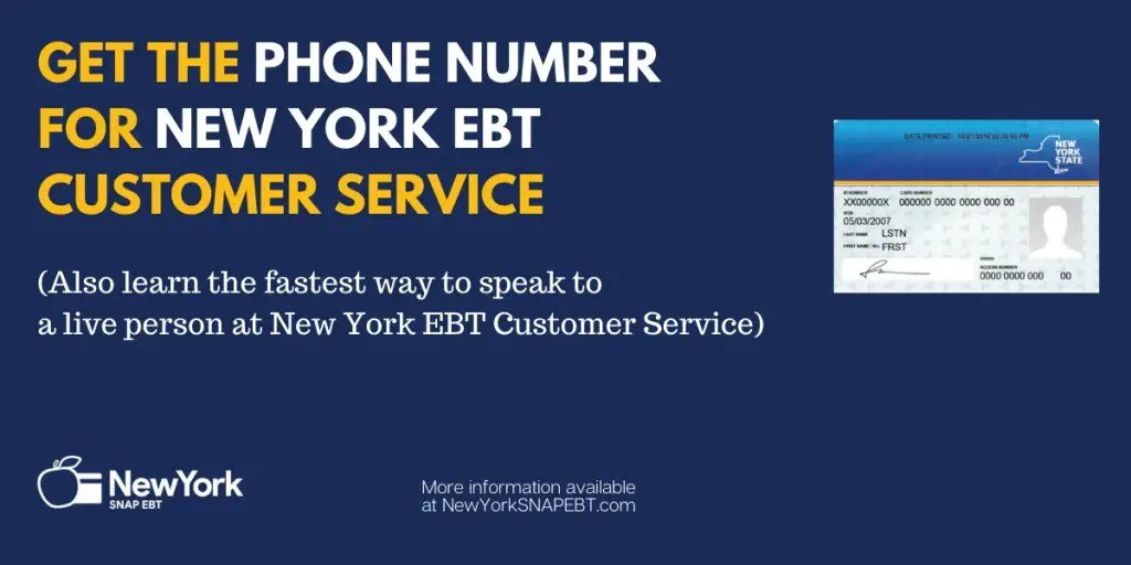New York EBT Phone Number (Speak to a Live Person)