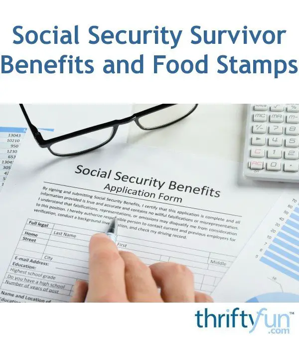 Social Security Survivor Benefits and Food Stamps ...
