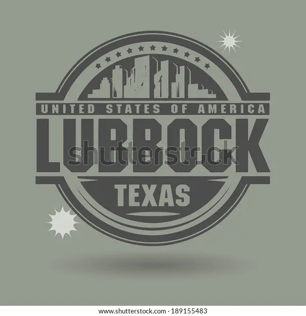 Stamp Label Text Lubbock Texas Inside Stock Vector (Royalty Free) 189155483