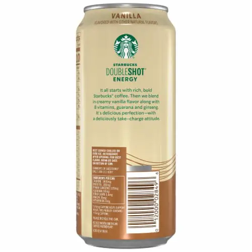 Starbucks DoubleShot Vanilla Energy Coffee Beverage, 15 fl oz