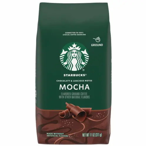Starbucks Mocha Flavored Ground Coffee, 11 oz