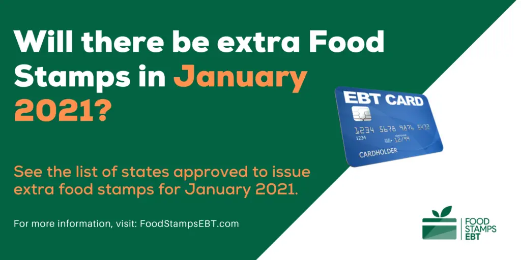 States Giving Extra Food Stamps for January 2021