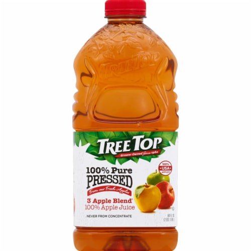 Tree Top Pure Pressed 3 Apple Blend 100% Apple Juice, 64 fl oz