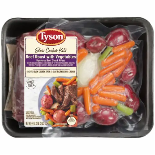 Tyson Beef Roast with Vegetables Slow Cooker Kits, 44 oz
