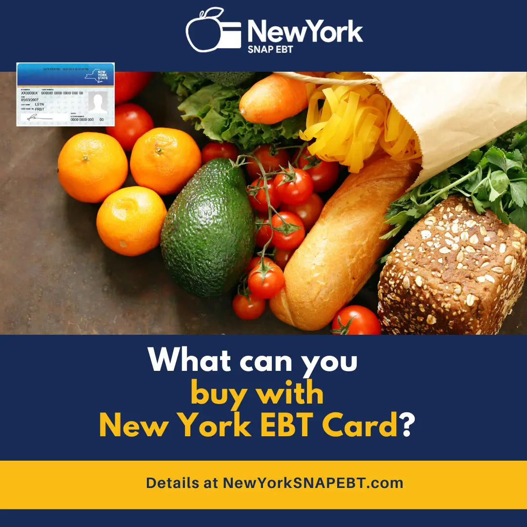 What can I buy with New York EBT card?