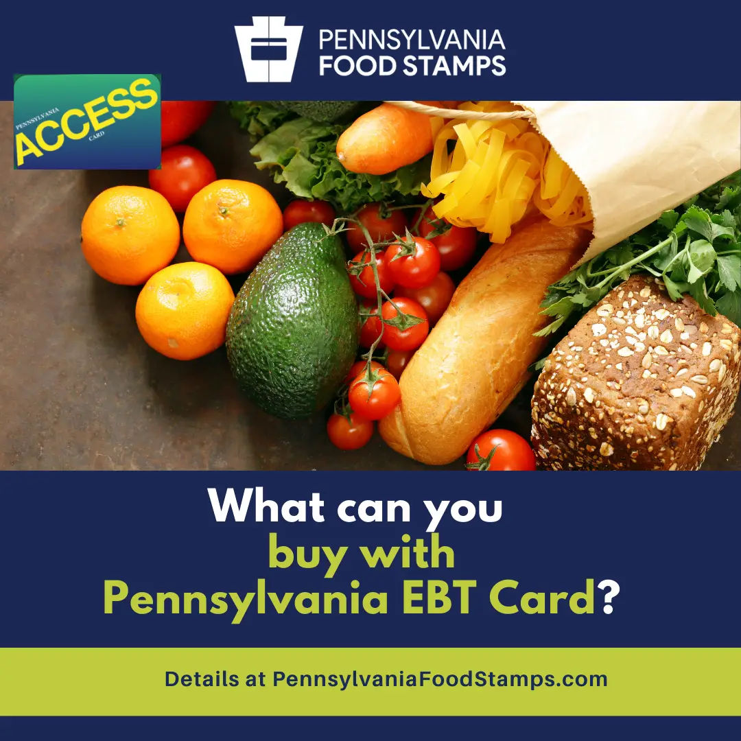 What can I buy with Pennsylvania EBT card?