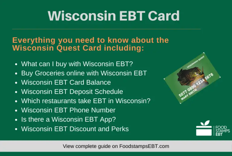 Wisconsin EBT Card [2020 Guide]