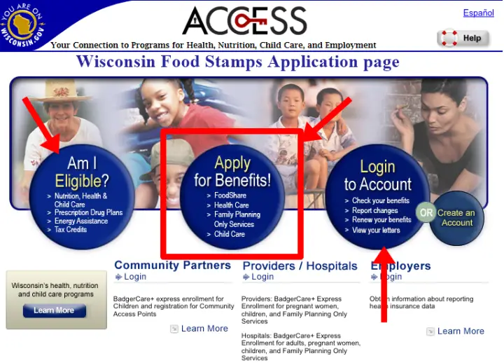 Wisconsin Food Stamps Application Online Procedure