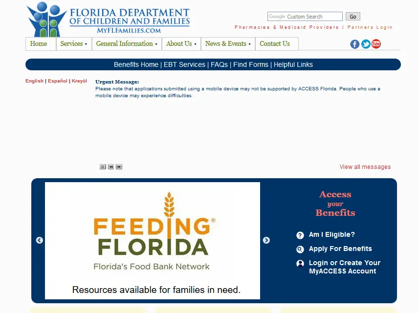 www.myflorida.com Access Florida Account Login To Apply For Food...